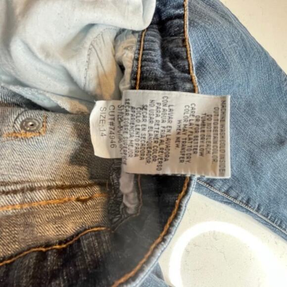 Common Genes Jeans Size 14 Women's Bootcut Medium Wash Blue Denim 58539 - Picture 10 of 13